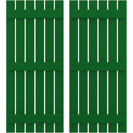 Ekena Millwork Americraft 6-Board, 3 Batten Exterior Real Wood Spaced Board-n-Batten Shutters, ARW401SB623X42HGH, PR ARW401SB623X42HGH